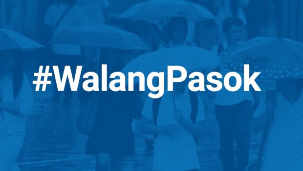 November 16 class suspensions due to bad weather