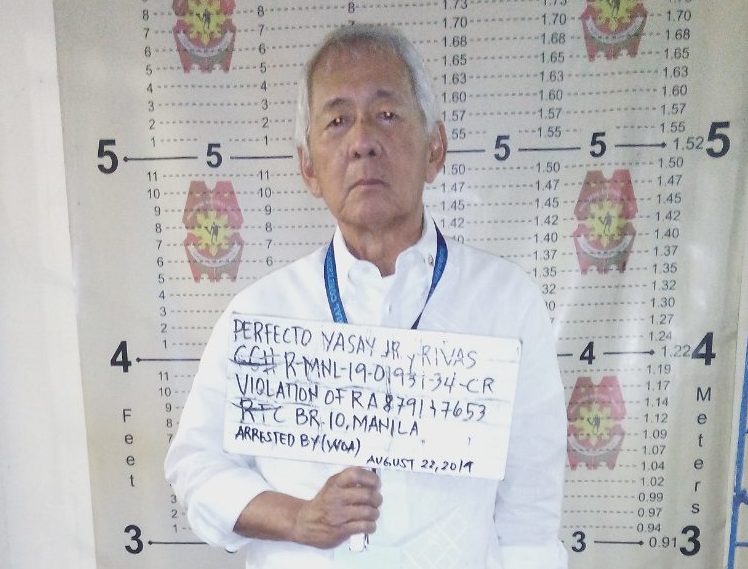 Ex-DFA chief Yasay arrested for allegedly violating banking law
