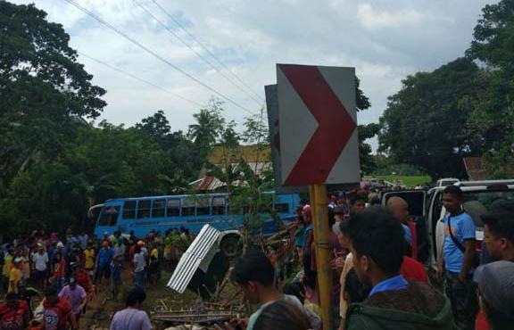 Lizamay Express bus in accident in Zamboanga Sibugay
