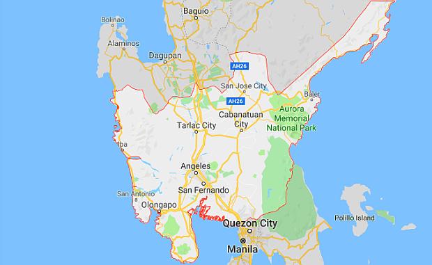 20190914 Central Luzon Google Mapsd 