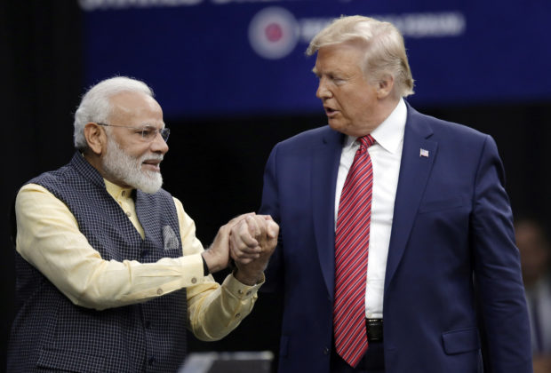  Trump, Modi show unity between world's largest democracies