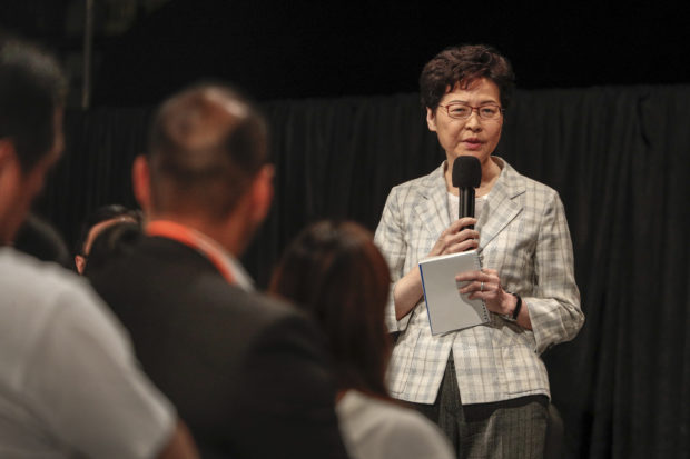  Town hall speakers rebuke Lam for Hong Kong protest response