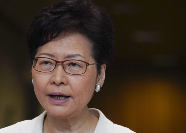 Lam says PR firms declined to help restore Hong Kong's image