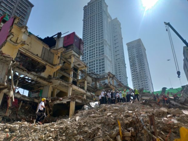 Isko Moreno eyes liability vs Sogo Hotel, demolition contractor