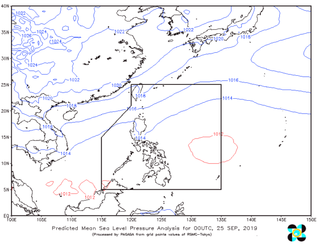 Expect cloudy skies, isolated rain in N. Luzon, Metro Manila – Pagasa