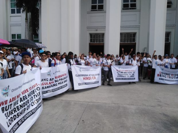 Prayer rally in Bulacan decries gender fair ordinance, Sogie bill