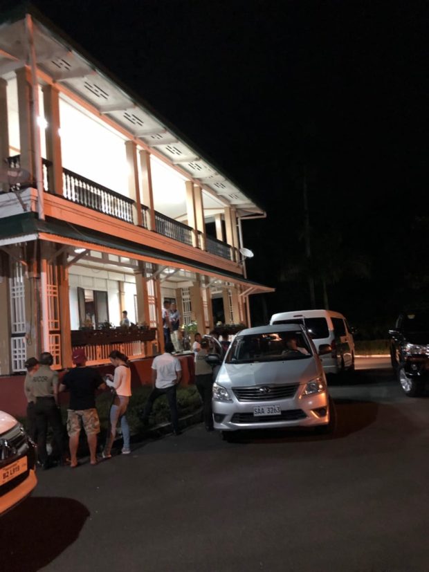 ADIEU - Dismissed Bureau of Corrections chief Director General Nicanor Faeldon bids goodbye to the BuCor personnel early Thursday morning.  He was fired by President Duterte Wednesday night amid the controversial release of heinous crime convicts through the good conduct time allowance law. (Photo courtesy of Faeldon's legal team)