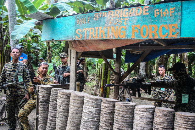 Moro Islamic Liberation Front (MILF) rebels