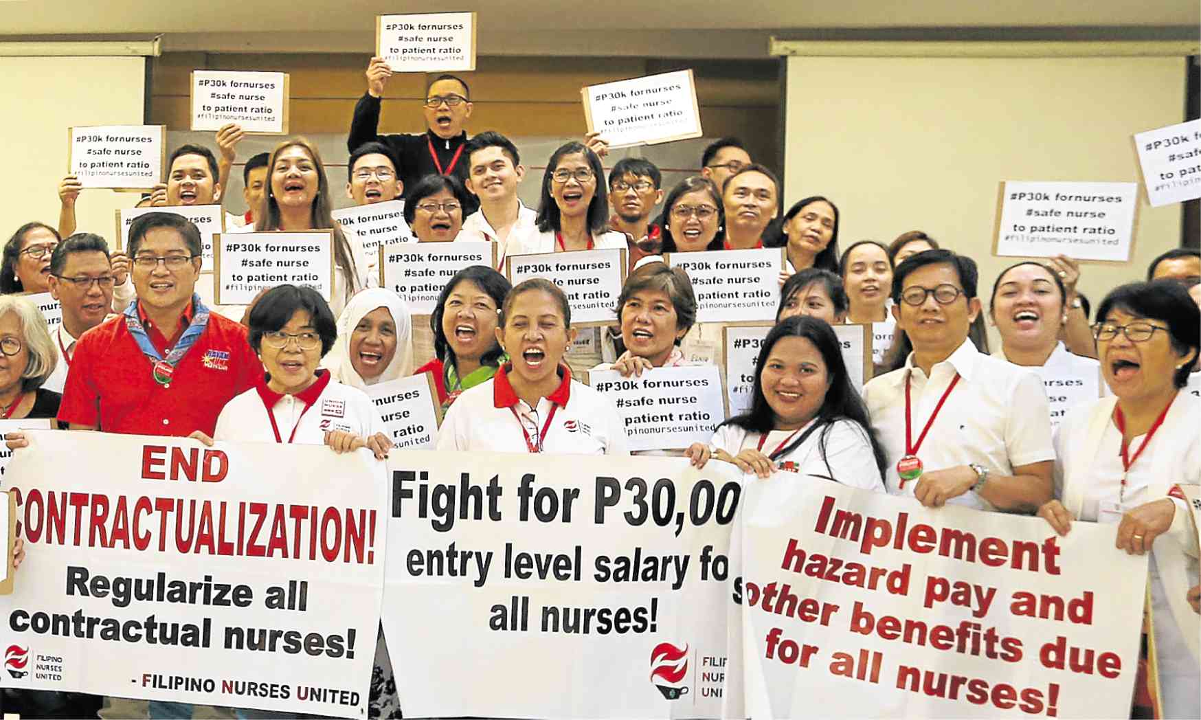 Group seeks P30,000 basic pay for nurses