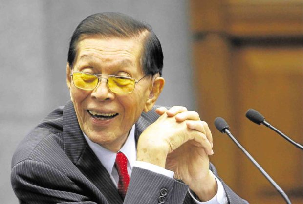 COVID-19 hits Enrile: 'To my critics and enemies: I am not going to die yet'