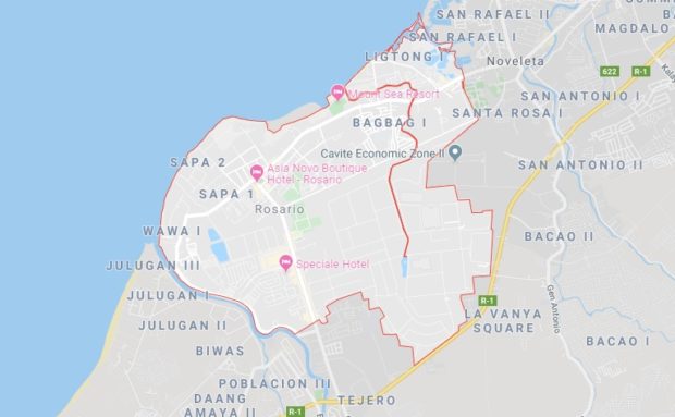 Rosario Cavite Map