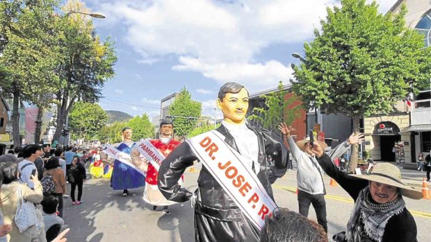 Angono’s ‘higantes’ stand tall in Korean cultural festival