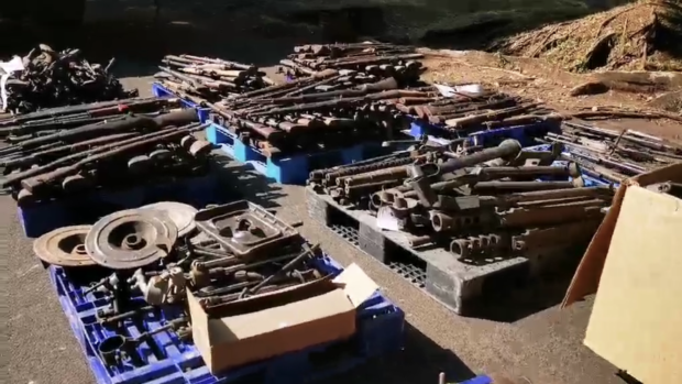 PH military destroys thousands of illegal guns, ammo