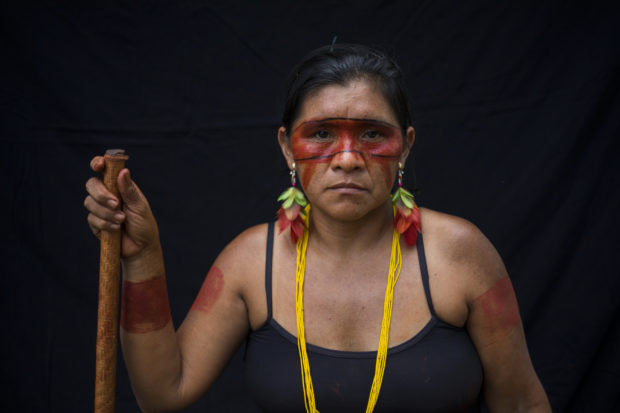 LOOK: Amazon's Tembe paint bodies for rituals and war