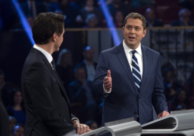  Conservative leader calls Trudeau a fraud in Canadian debate