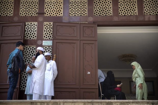 hong kong mosque hit sorry