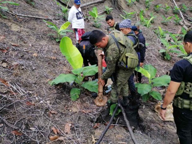 Explosives found in Cotabato banana plantation