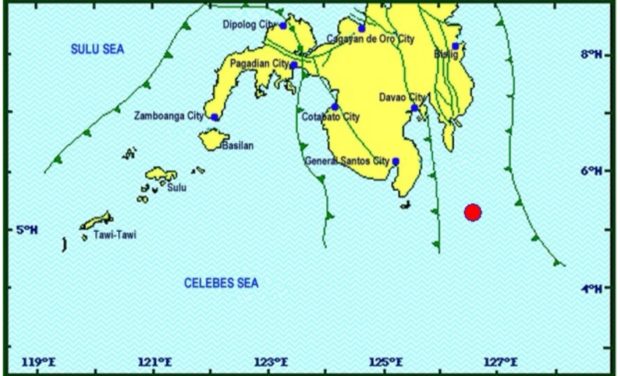 Jose Abad Santos, Davao Occidental quake