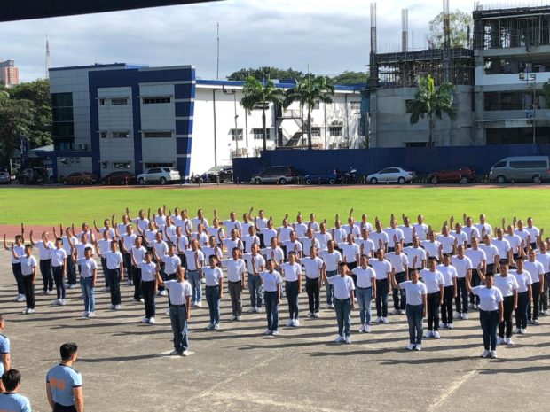 100 newly-recruited PNP