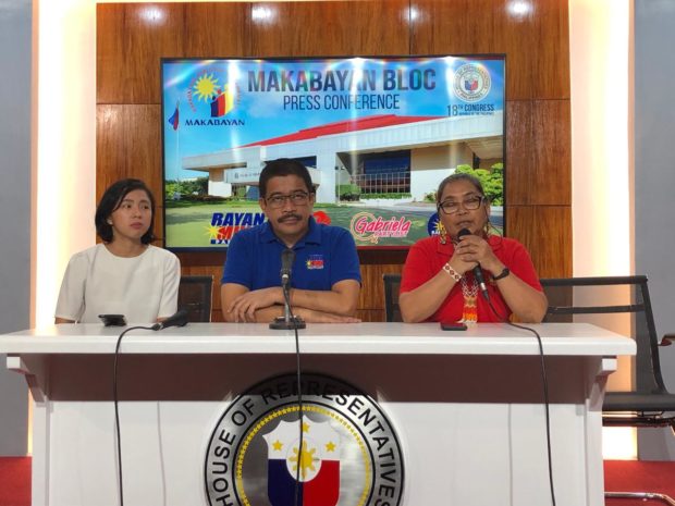 The Makabayan bloc filed a resolution seeking an investigation into the alleged irregularities identified by the COA in the DSWD's SAP.