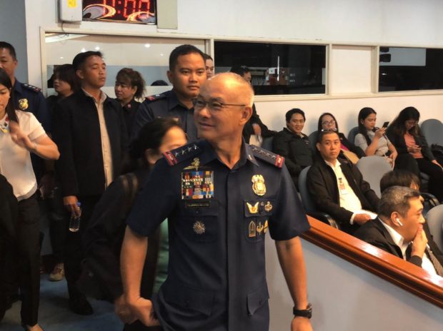 albayalde at senate ninja cops probe