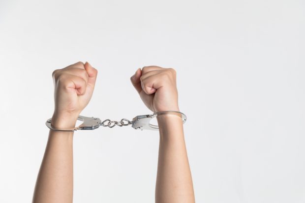 handcuffs, arrest