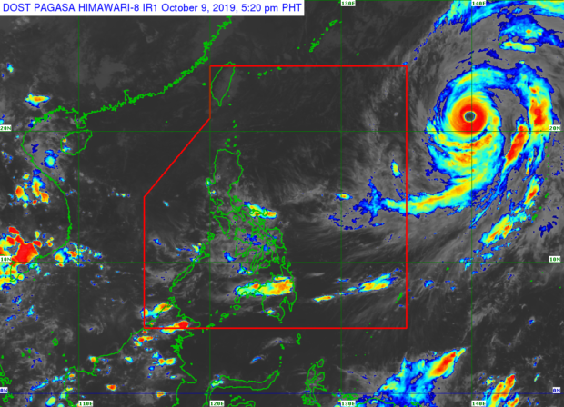 Typhoon Hagibis’ trough to affect parts of PH — Pagasa