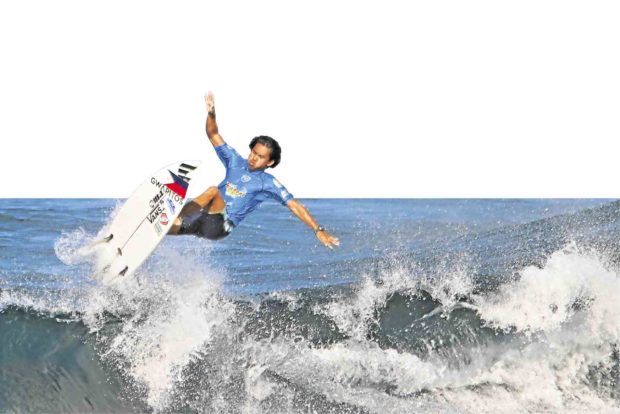 Pinoy surfer rules the waves