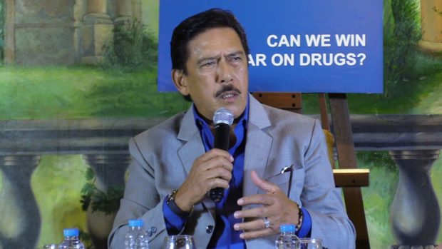 Senate President Vicente "Tito" Sotto lll at a senate forum in Manila on October 8, 2019. INQUIRER.NET PHOTO/CATHY MIRANDA