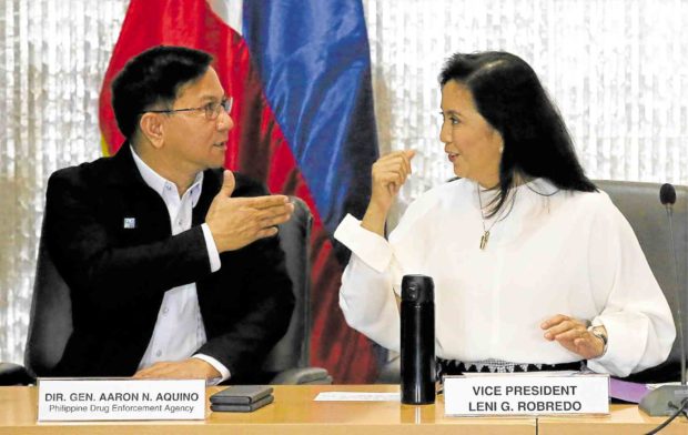Robredo’s tirades on drug war ‘mere political attack’ vs Duterte – PDEA boss