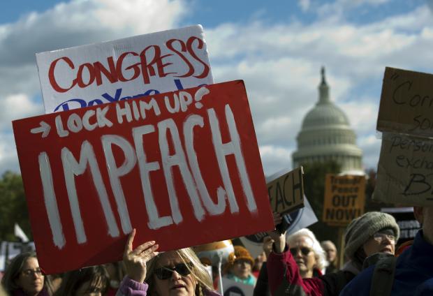 rump impeachment rally in Washington DC