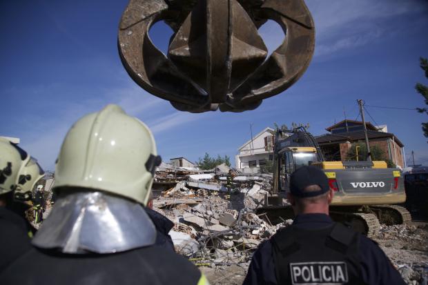 Albania earthquake rescuers