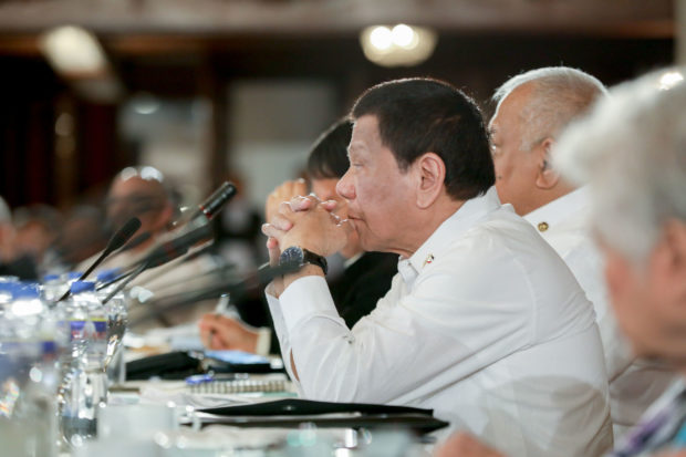 Duterte Presides Over the Joint NTF-ELCAC, AFP-PNP Command Conference