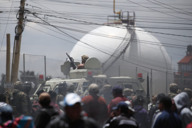 At least 3 killed in violence near Bolivian fuel plant