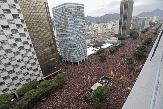  Flamengo Copa victory celebration in Rio ends in clashes