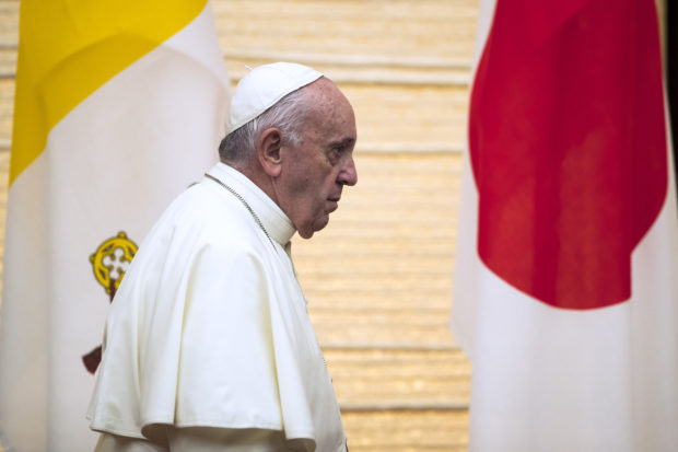  Pope visits Jesuit Japan community that could have been his
