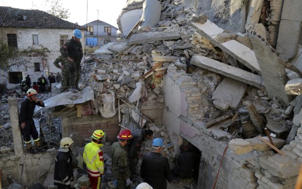 Albania death toll reaches 25 in quake aftermath