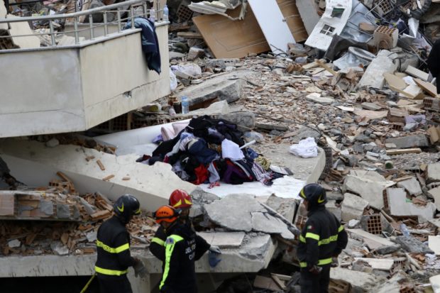 Search in Albania quake reduced, death toll at 49