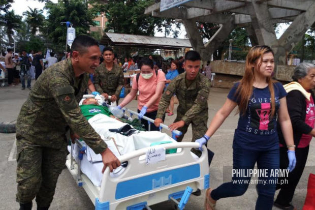 Army soldiers to cut meal allowance for Mindanao quake victims