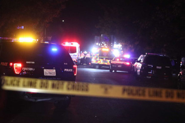 10 shot, 4 killed at backyard football party in California