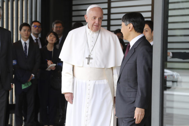 Pope denounces 'epidemic' of bullying in Japan