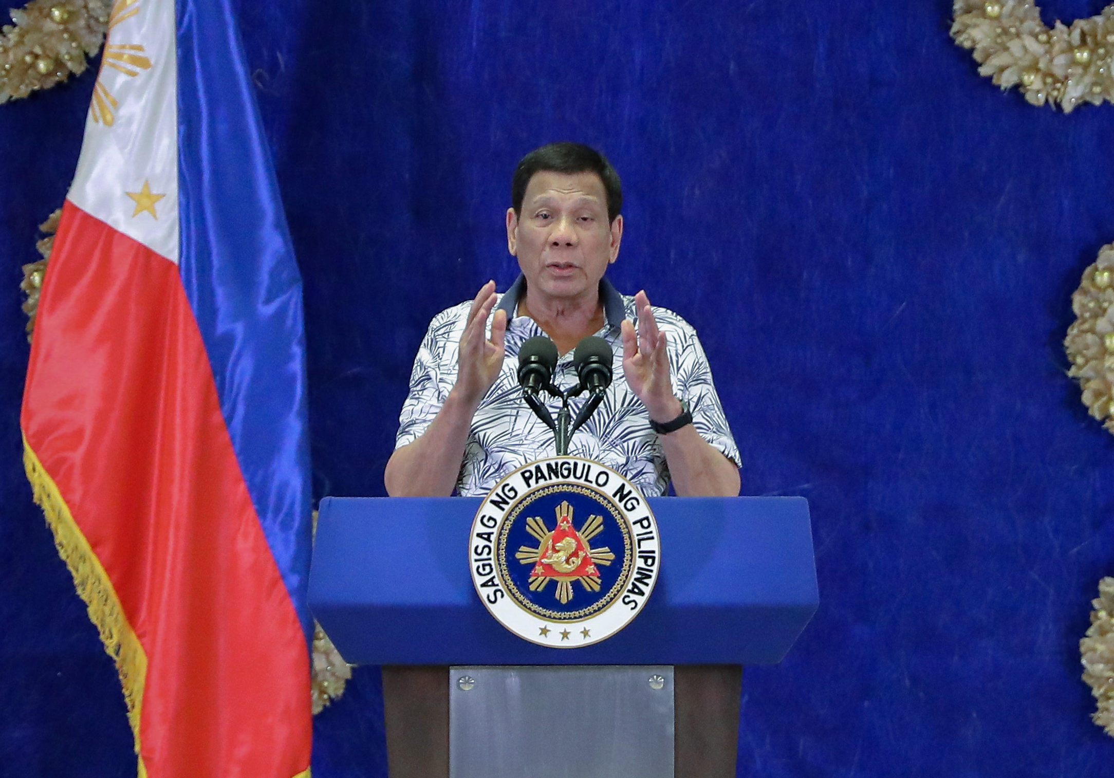 Duterte Holds a Press Conference