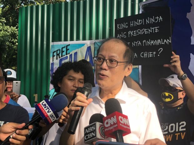 Ex-President Noynoy Aquino admits catching pneumonia