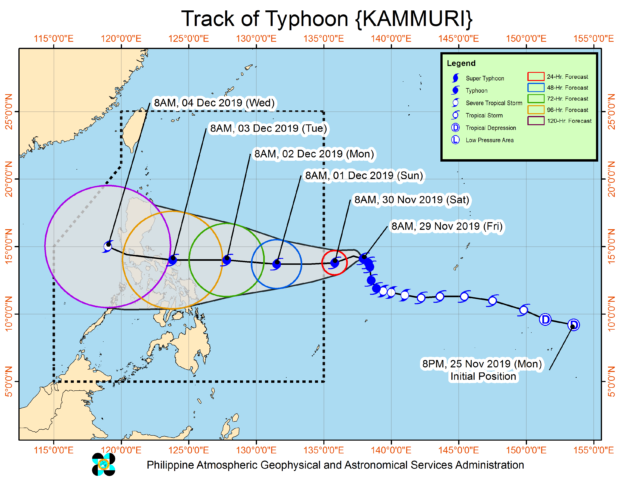 Typhoon Kammuri almost stationary; amihan affecting Luzon