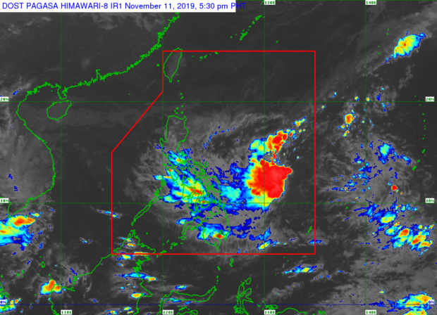 Pagasa: LPA may intensify into a storm on Tuesday or Wednesday