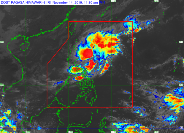 pagasa weather map nov 14 2019 1110am