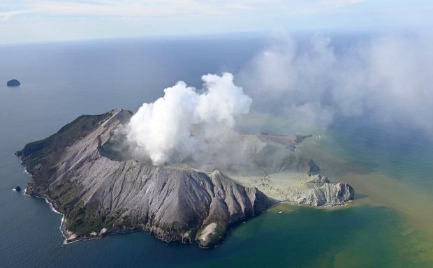 White Island volcano eruption in New Zealand