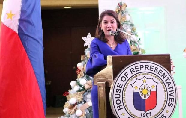 Rep. Florida Robes, shown in this file photo at the House of Representatives, says dividing into four the most populous village in San Jose del Monte will improve the delivery of basic services to residents. (Photo from her office)