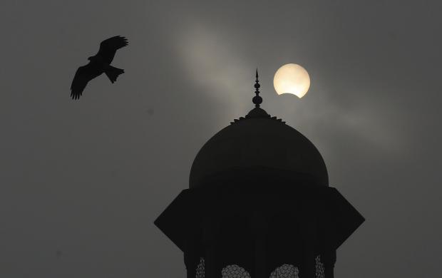 Solar eclipse seen in Pakistan