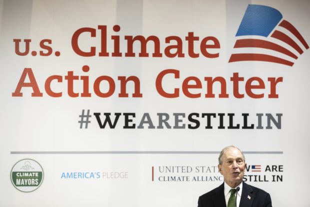  Bloomberg tells UN climate talks: You can count on the US